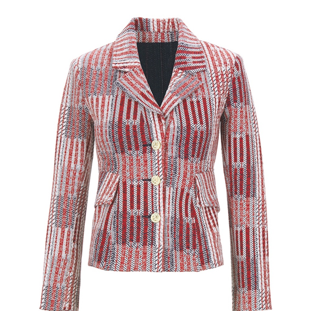 Cabi Patchwork Blazer - image 1
